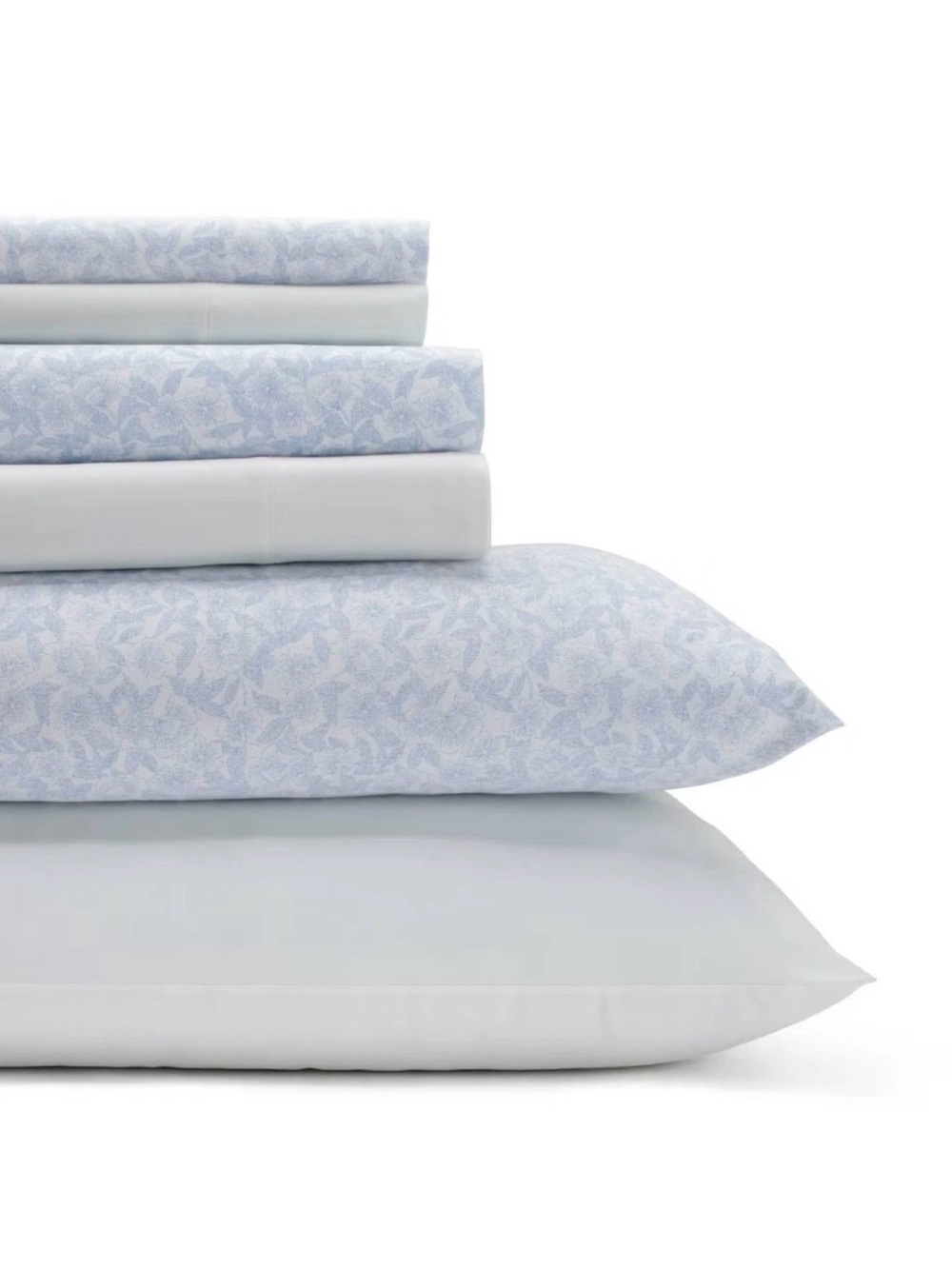 6pc QUEEN Laura Ashley Sheet Set Belle Blue - Charming